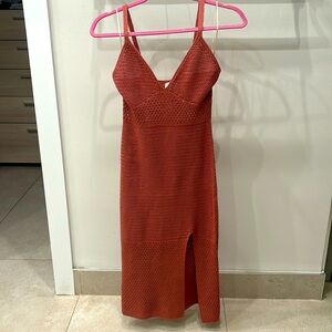 Aritzia Crochet Knit Midi Dress (Brand New)